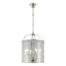 Clovelly 6 Light Glass Pendant